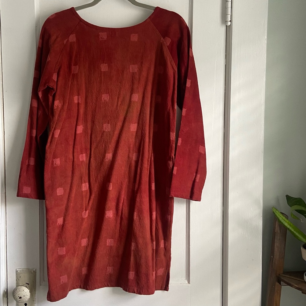 Po-em Handprinted Squares Dress - Picture 5 of 8
